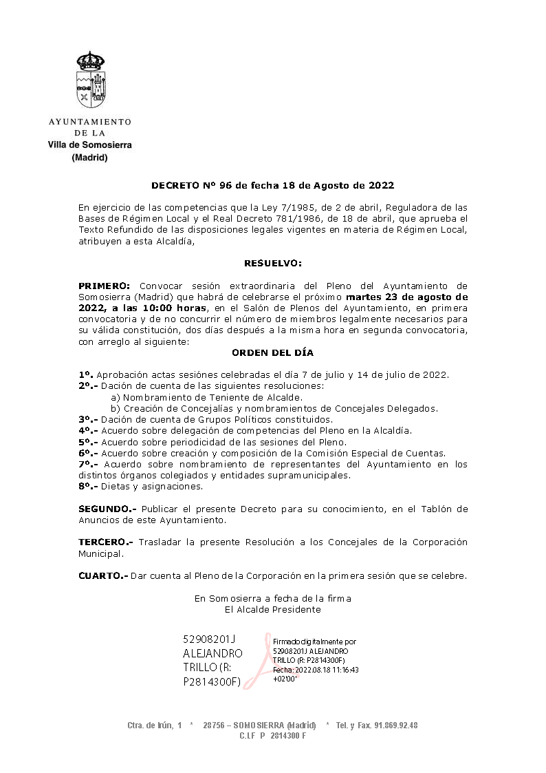 convocatoria pleno 20220518