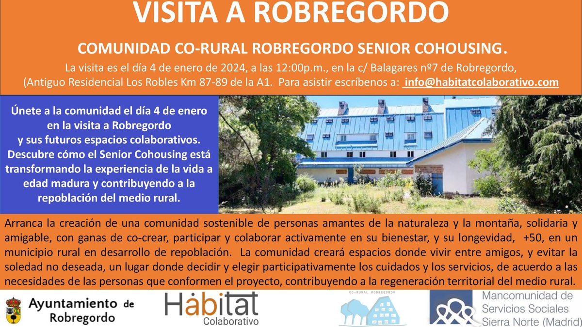 CARTEL 4 ENERO CO RURAL RBG SENIOR COHOUSING