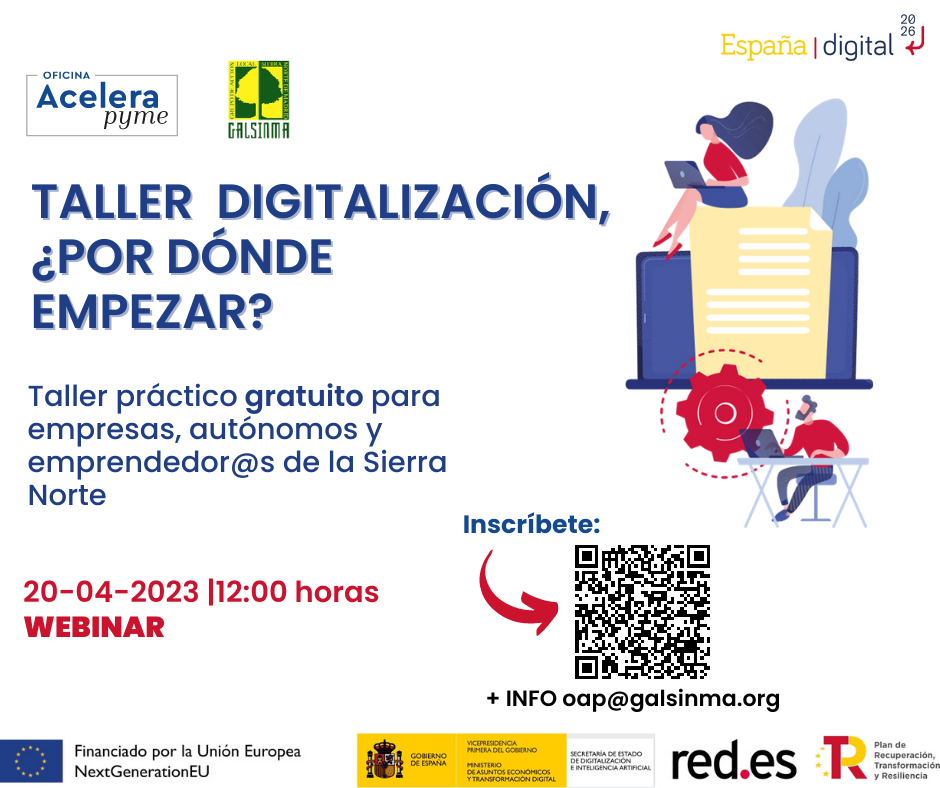 Taller de digitalizacion Por donde empezar OAPR GALSINMA