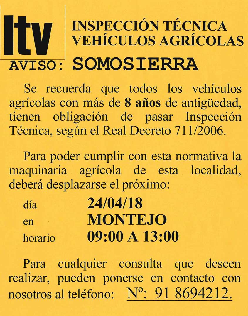 ANUNCIO ITV AGRICOLAS