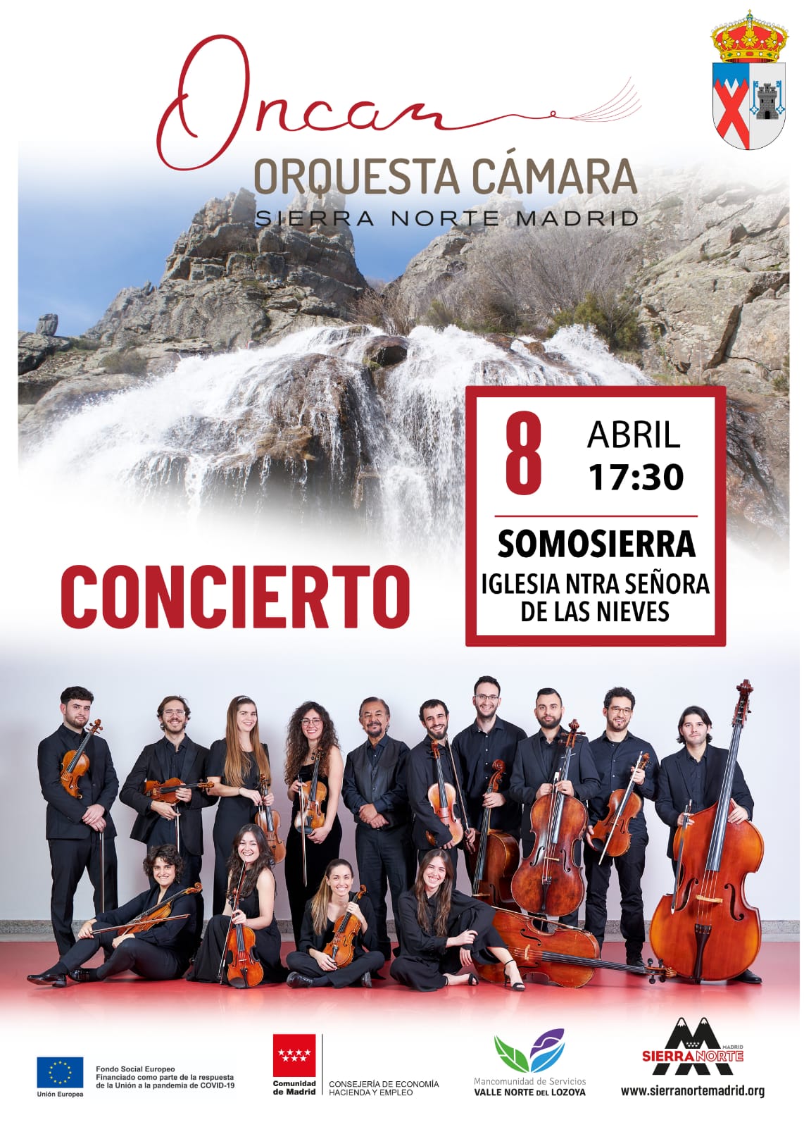 Cartel concierto somosierra ONCAM