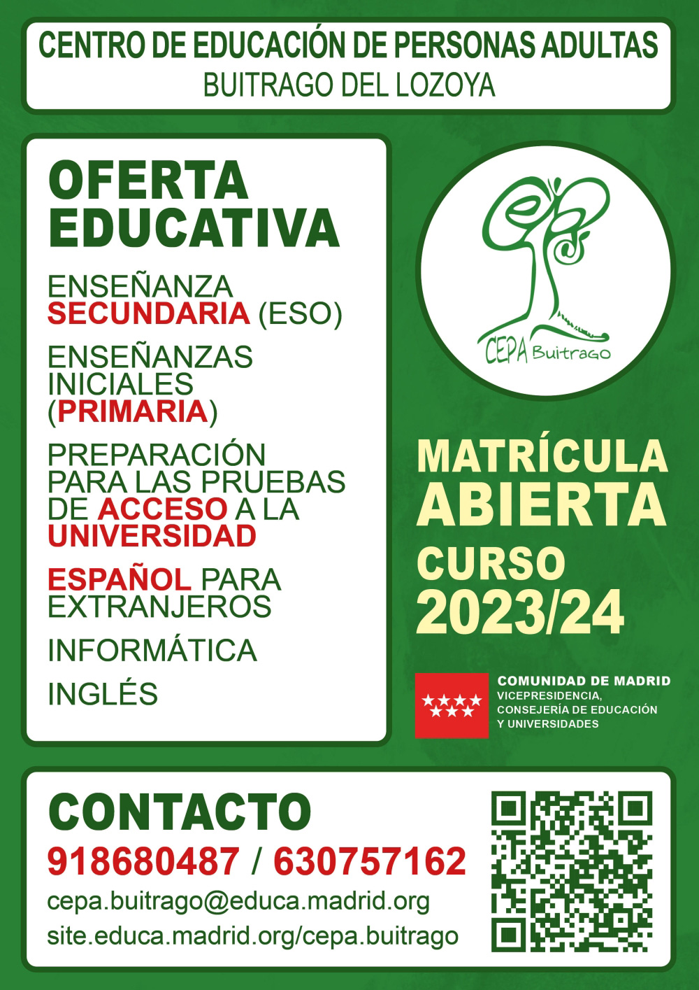 cartel CEPA BUITRAGO