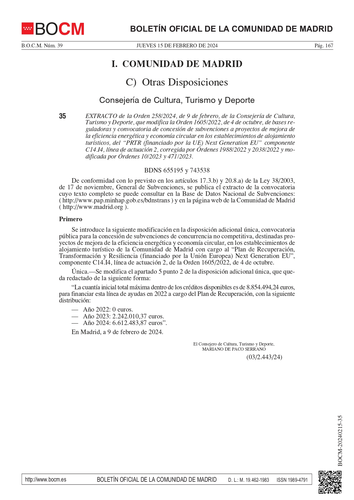 CONVOCATORIA SUBVENCION BOCM 20240215 35 page 0001