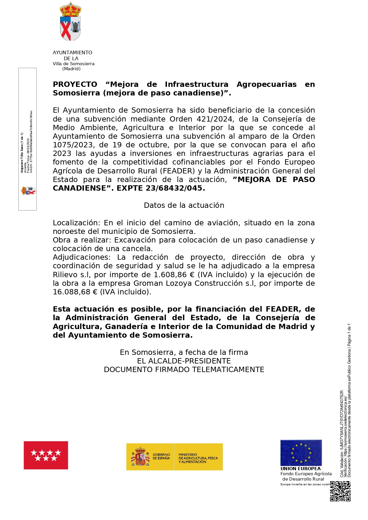 MEMORIA PROYECTO PASO CANADIENSE