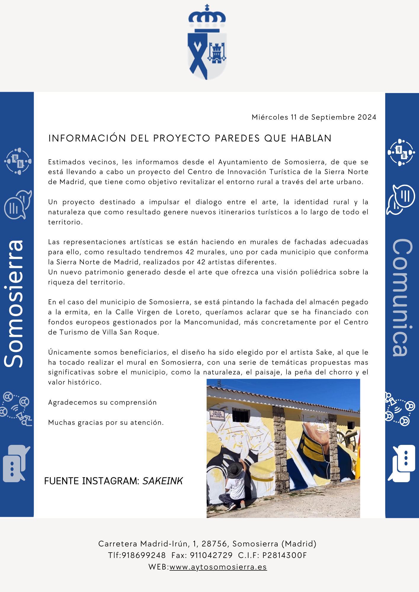 Comunicación PAREDES QUE HABLAN