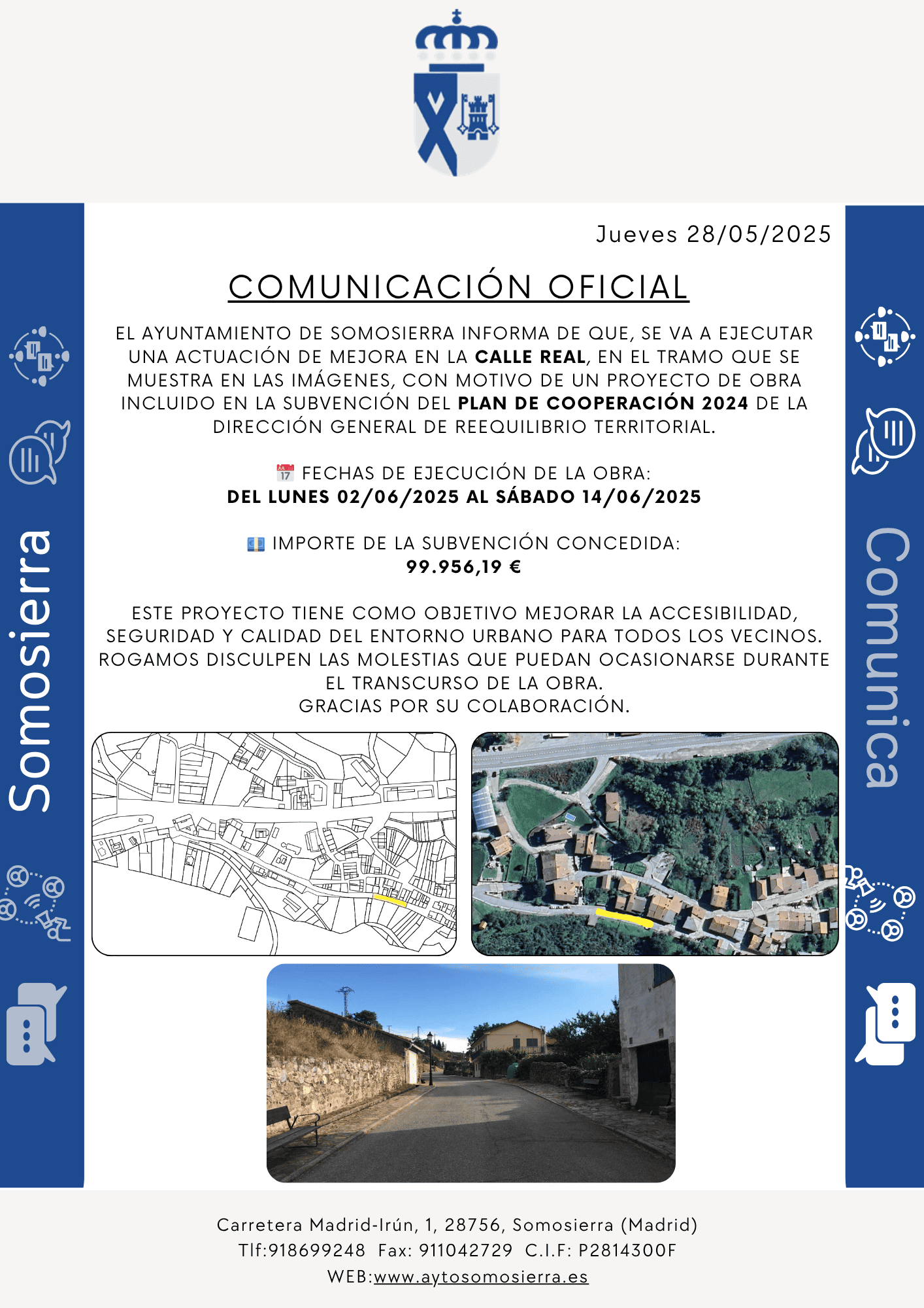 Comunicación Obra Calle Real